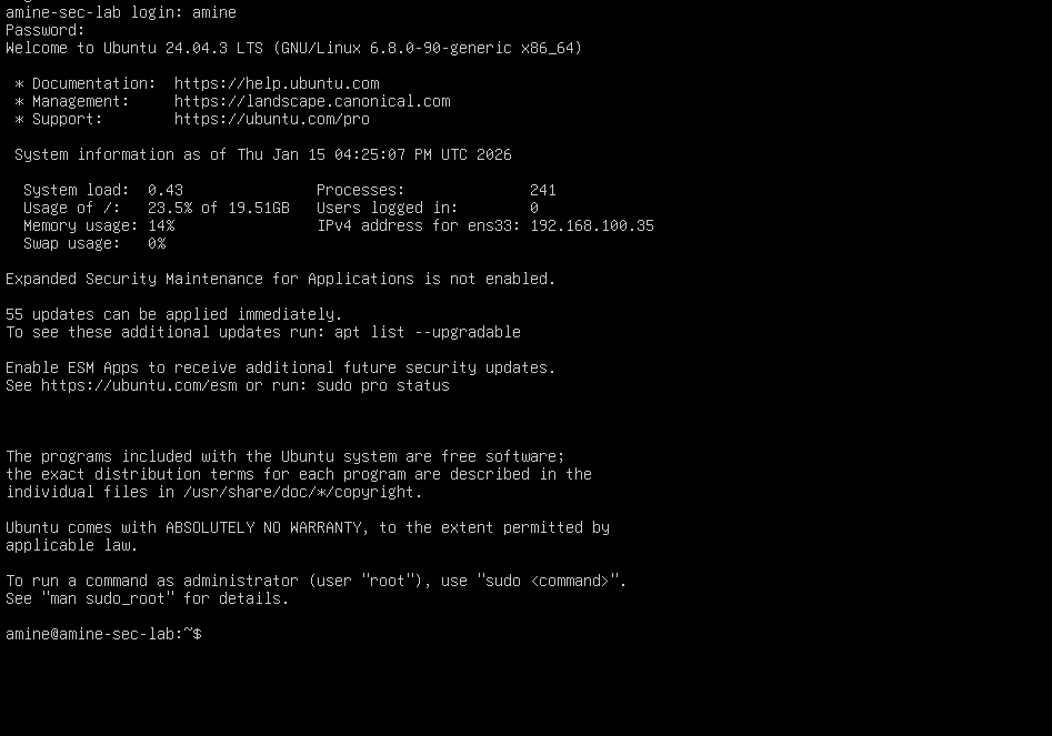 Server Terminal View